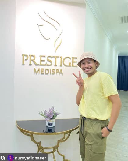 Syafiq Naser at Prestige Medispa